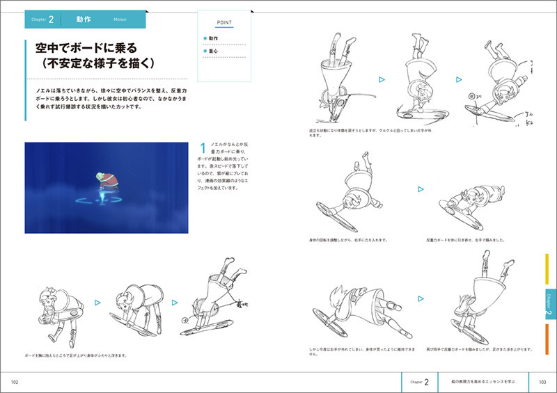 アニメに学ぶ 魅力的なキャラクターと動きの描き方 マイナビブックス