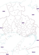 028兵庫県 白地図データ マイナビブックス