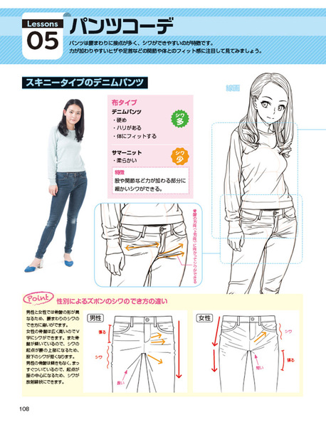 デジタルツールで描く 服のシワと影の描き方 マイナビブックス