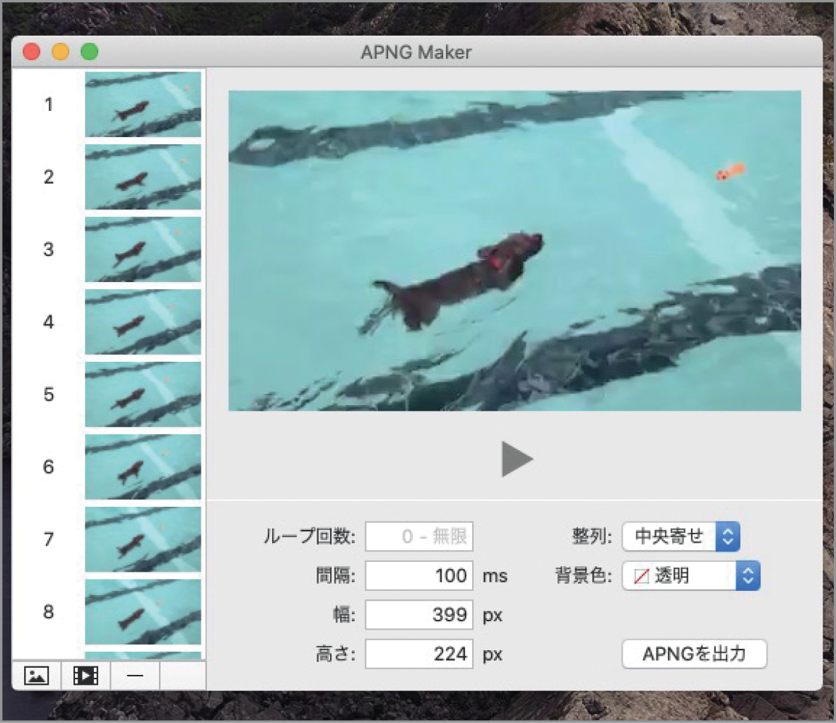 画像 動画から Apng を作成 Macfan