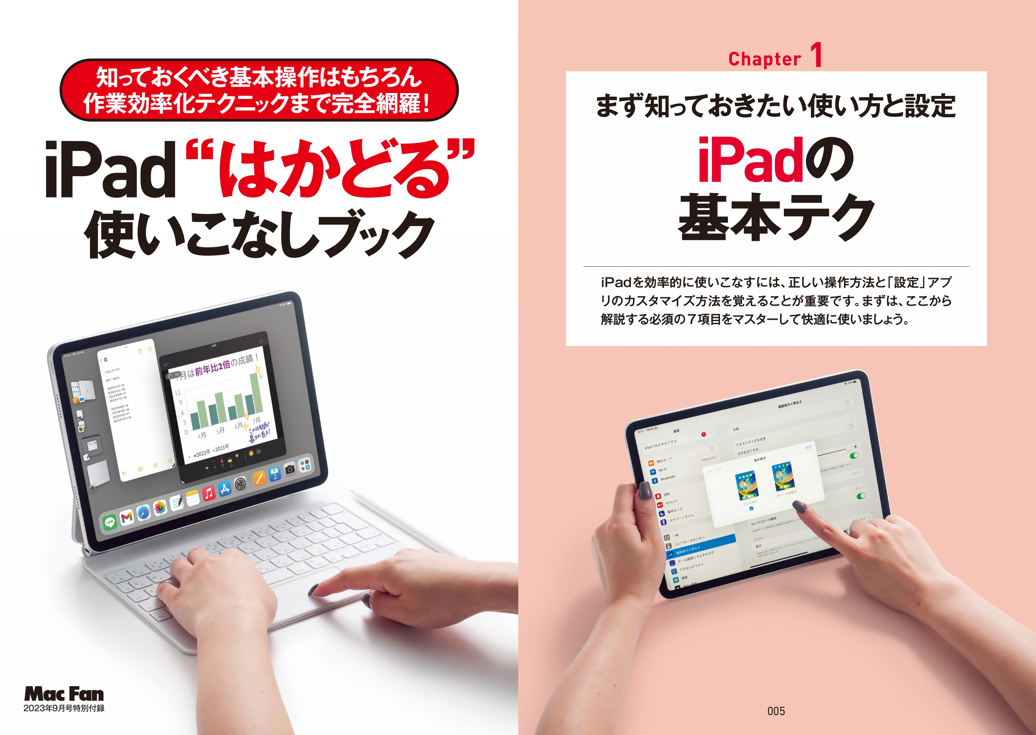 付録冊子「iPad “はかどる” 使いこなしブック」