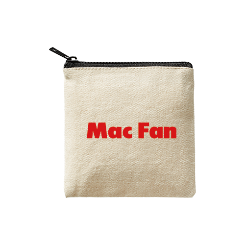 『Mac Fan』ロゴ入りポーチ